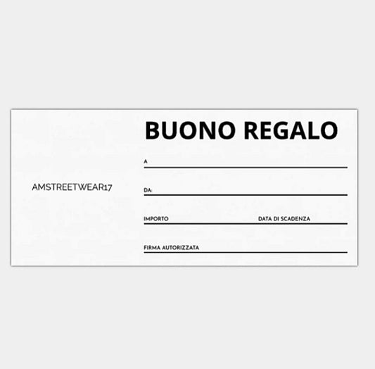 BUONO REGALO